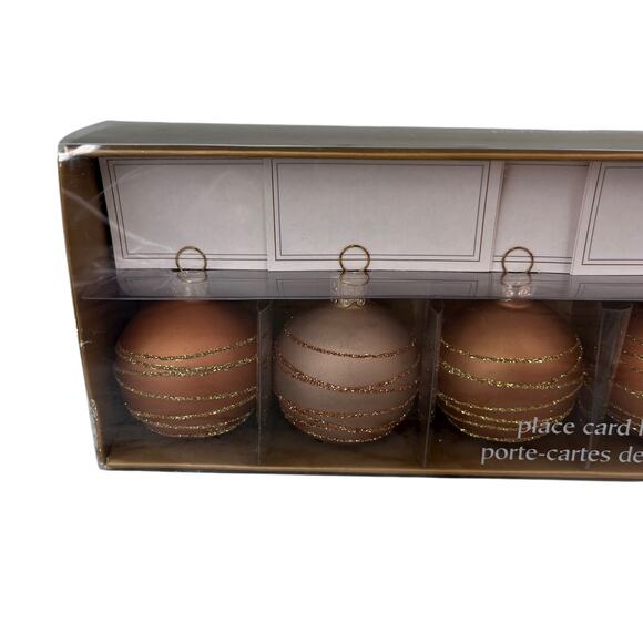 Pier 1 Imports Holiday Table Decor Set of 6 Place Card Holders New - Picture 9 of 16